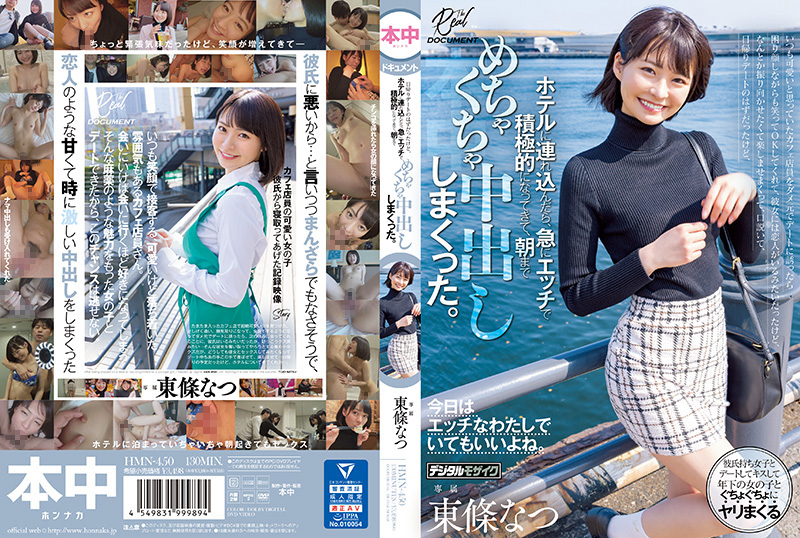 HMN450いつも可愛いと思っていたカフェ店員をダメ元でデートに誘ったら困り顔しながらも笑ってOKしてく